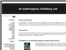 Tablet Screenshot of int-balintcongress-heidelberg.com